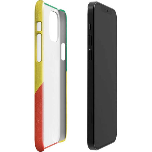 Republic of the Congo Flag Distressed iPhone 12 Mini Lite Case